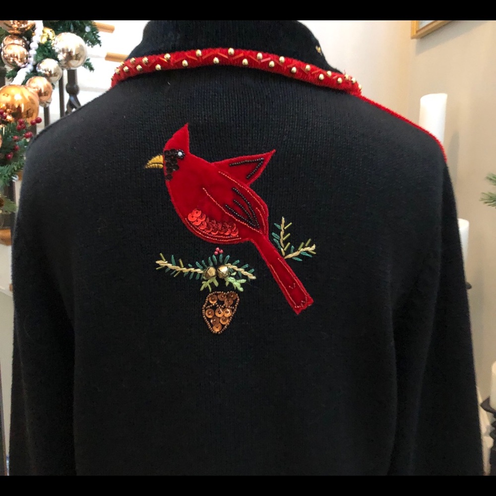 ❤️🖤GORGEOUS CHRISTMAS SWEATER WITH EMBELLISHMENT❤️🖤 - Picture 8 of 13